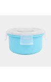 Hitech Sales 300ml Stainless Steel Container with Lid – Durable, Rust-Resistant & BPA-Free Food Storage Box – Light Blue