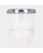 Hitech Sales 14L Plastic Storage Container with Lid – Large, Durable & Stackable Food Storage Box – Grey