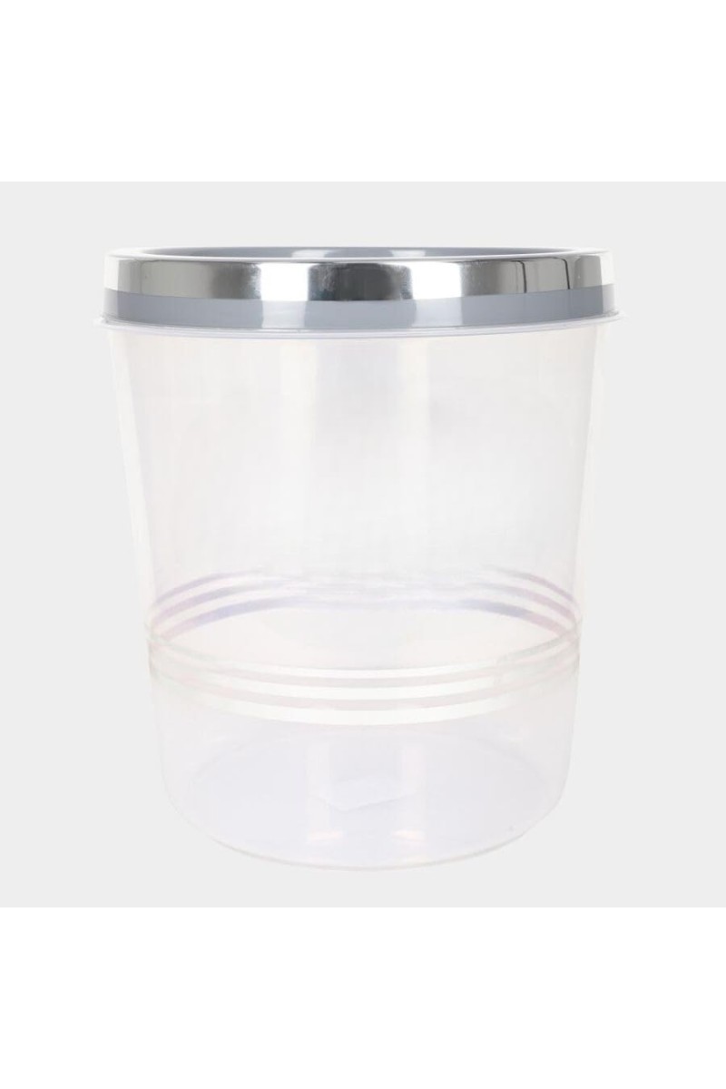 Hitech Sales 14L Plastic Storage Container with Lid – Large, Durable & Stackable Food Storage Box – Grey