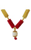 Hitech Sales Artificial Mala for Pooja, Temple, and Festival Decoration | Traditional Prayer Garlands (Small - 17 cm, Pack of 1)