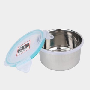 550 ml Stainless Steel Container, 4.5 X 2.7 inch (Pack of 1) 550 ml Stainless Steel Container, 4.5 X 2.7 inch (Pack of 1)