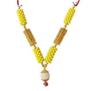Hitech Sales Artificial Mala for Pooja, Temple, and Festival Decoration | Traditional Prayer Garlands (Small - 17 cm, Pack of 1)