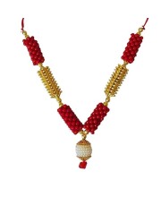 Hitech Sales Artificial Mala for Pooja, Temple, and Festival Decoration | Traditional Prayer Garlands (Small - 17 cm, Pack of 1)