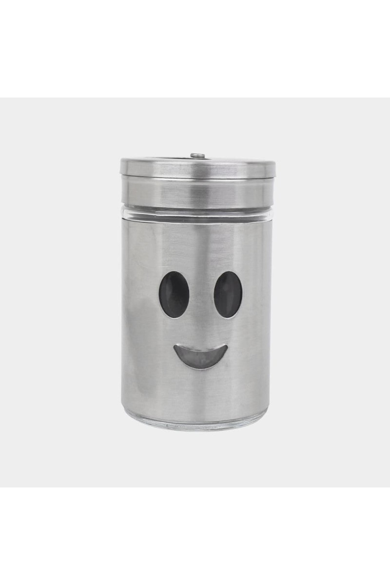 Home Finery Glass and Steel Salt Shaker, Glass, 2 X 3 in (Pack of 1)