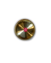 Hitech Small Golden Brass Puja Plate Or Thali for Home, Office, Temple Puja