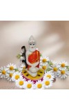 Hi Tech Sales Lokenath Baba/Brahmachari Murti/Idol/Statue/Figurine/Showpiece: Handcrafted, Material - Resin for for Temple/Pooja, Decoration, Home, Study Room (4 x 2.5 inch)