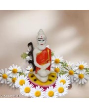 Hi Tech Sales Lokenath Baba/Brahmachari Murti/Idol/Statue/Figurine/Showpiece: Handcrafted, Material - Resin for for Temple/Pooja, Decoration, Home, Study Room (4 x 2.5 inch)