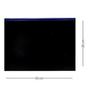 Hitech Sales Expanding File Folder A4 Size 7 Pocket with Buckle Closure Blue and Black Expanding Document Organizer for documents Buckle Storage Multi-Pocket (Blue & Black)