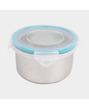 Hitech Sales 550ml Stainless Steel Container with Lid – Durable, Rust-Resistant & BPA-Free Storage Box – Steel Finish