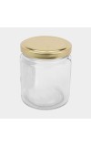Hitech Sales 200ml Glass Jar – Transparent Glass Storage Container for Spices, Kitchen & Home Use