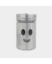 Hitech Sales Glass & Steel Salt Shaker – Transparent | Classic Design with Stainless Steel Lid for Kitchen & Dining