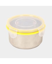 Hitech Sales 550ml Stainless Steel Container with Lid – Durable, Rust-Resistant & BPA-Free Food Storage Box – Steel Finish