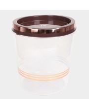 Hitech Sales 14L Plastic Storage Container with Lid – Large, Durable & Stackable Food Storage Box – Brown