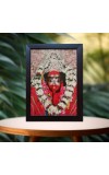 Hitech Sales Tara Maa Photo Frame, Brown,1 Piece for Wall, Temple, Outdoor Spaces Home Decor, Gifts (PVC Frame, 8 x 6 inch)
