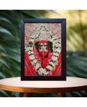 Hitech Sales Tara Maa Photo Frame, Brown,1 Piece for Wall, Temple, Outdoor Spaces Home Decor, Gifts (PVC Frame, 8 x 6 inch)