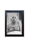Hitech Sri Anukul Thakur Laminated Photo Frame for Table, Study & Living Room, Gifts (PVC Frame and Front face - Glass, 8 x 6 inch)