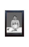 Hitech Sri Sri Thakur Anukulchandra Laminated Photo Frame for Table, Study & Living Room, Gifts : Divine Blessings for Your Home (Synthetic Wood Base and Front Glass, 8 x 6 inch)