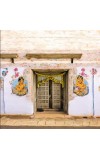 Handmade Artificial Marigold Fluffy Flowers Garland Decoration for Home Wedding Festival Diwali Navratri Party Decor
