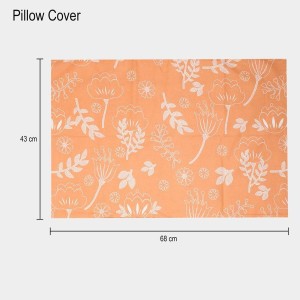 Hitech Sales Orange Cotton Double Bedsheet | Soft, Durable & Fade-Resistant | Ideal for Double Bed | Easy Care & Washable
