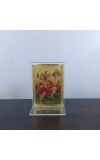 Hitech Sales Shree Hanuman Gold-Plated Religious Acrylic Photo Frame Hindu God and Goddess Temple Art Decor for Home, Office, Car Dashboard and Gift Purpose