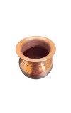 Pure Copper Kalash Lota Traditional Puja Vessel for Daily and Festive Use 4.5/2.5 Inch