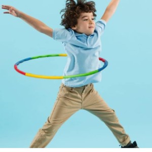 Hitech Sales Hula Hoop Ring for Fitness. Gymnastic & Other Weight Loss Exercises, Detachable & Easy to Assemble, Weight - 200 GMS, Multicolor