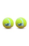 Hitech Sales - Pumo Cricket Tennis Ball | Lightweight Yellow Tennis Ball for Cricket Practice & Play | Durable and High Bounce Ball for Indoor & Outdoor Use (Medium, 2, Count)