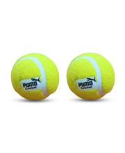 Hitech Sales - Pumo Cricket Tennis Ball | Lightweight Yellow Tennis Ball for Cricket Practice & Play | Durable and High Bounce Ball for Indoor & Outdoor Use (Medium, 2, Count)