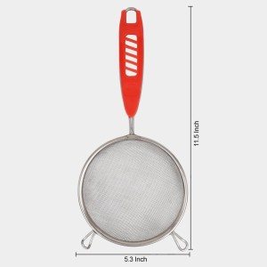 Steel Soup Strainer 5.3 in Dia., 1 1.5 in (Pack of 1) Steel Soup Strainer 5.3 in Dia., 1 1.5 in (Pack of 1)