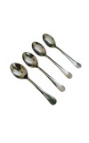 Hitech Sales Stainless Steel Dinning, Luxury Dinner Spoons, Table Spoon Set of 4, Length 7.5 inch, Dazzle Design,Daily Multipurpose Use,Dishwasher Safe