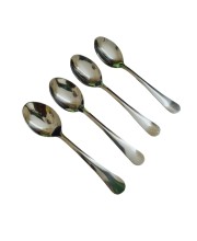 Hitech Sales Stainless Steel Dinning, Luxury Dinner Spoons, Table Spoon Set of 4, Length 7.5 inch, Dazzle Design,Daily Multipurpose Use,Dishwasher Safe