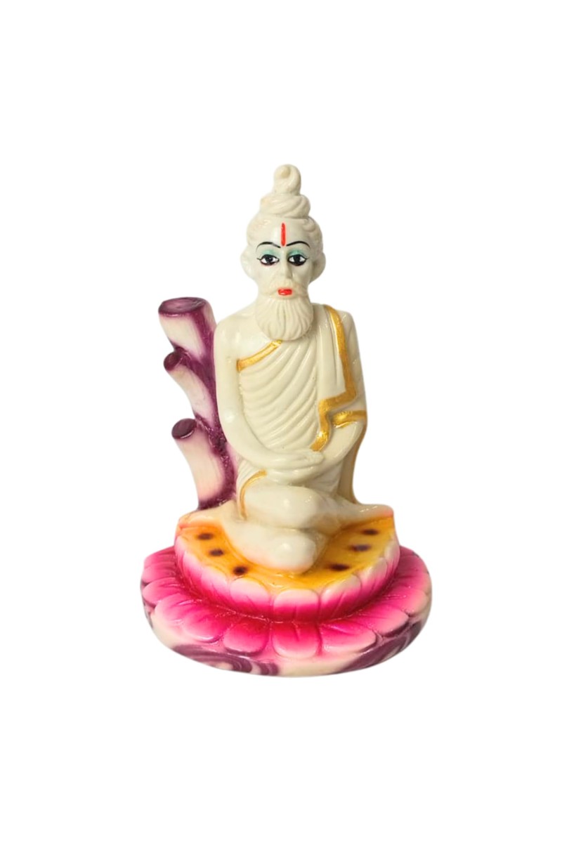 Beautiful Statue Idol Lokenath Baba Murti for Pooja, Room, Home Decoration - 7inch