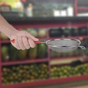 Steel Soup Strainer 5.3 in Dia., 1 1.5 in (Pack of 1) Steel Soup Strainer 5.3 in Dia., 1 1.5 in (Pack of 1)