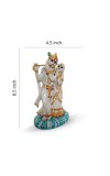 Radha Krishna Idol in White | Radha Krishna Statue for Home, Office, and Pooja Room Decor | Radha Krishna Murti