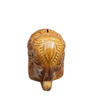 Ceramic Money Coins Holder Elephant Showpiece – Handcrafted Brown Decorative Elephant Figurine for Home, Office & Table Décor Colour: Antique| Brown