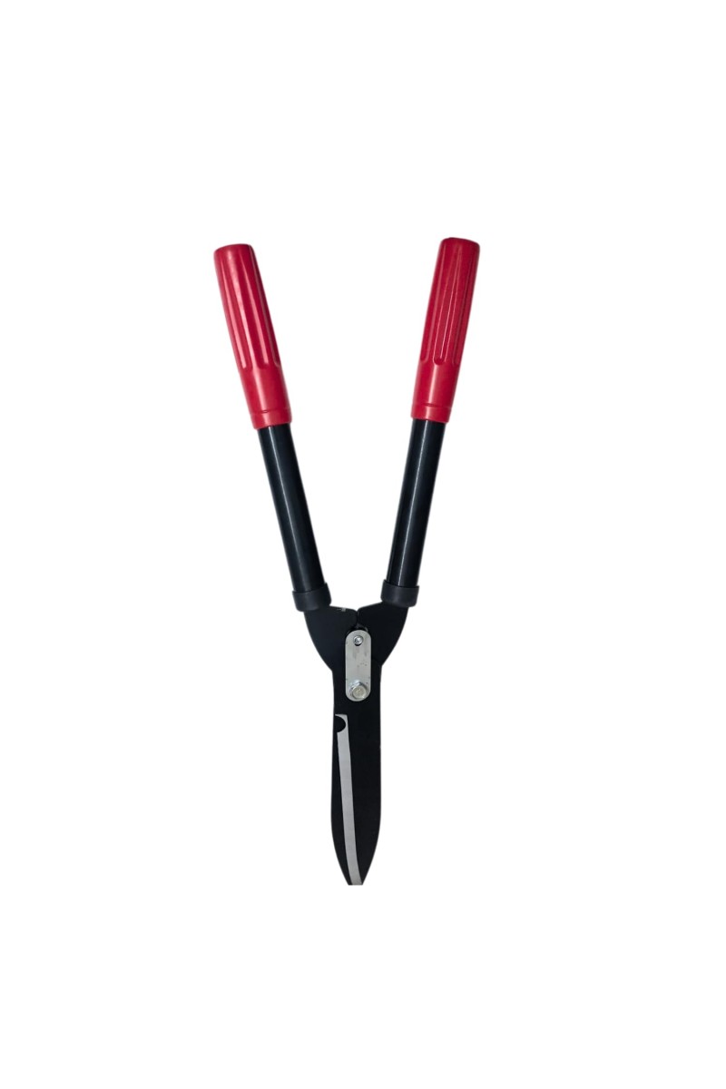 HI TECH Sales Gardening Shears – Red Hedge Shears, Tree & Flower Pruning Shears for Trimming Fruit, Flowers, and Plants – Sharp, Ergonomic Garden Clippers for Precision Cutting