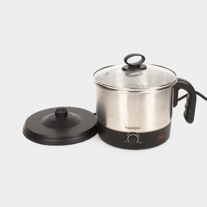 Tandem1.2 L Plastic and Steel Kettle, Plastic and Stainless Steel, 22 X 17.9 X 9.5 cm (Pack of 1)