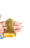 Antique Gold Metal Statue Maa Kaali Idol Showpiece for Home & Office | Hindu Goddess Decorative Murti for Puja & Mandir Office Table Showpiece (6.5cm)