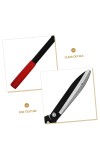 Hi Tech Runing Shears, Large Stainless Hand Pruner Make Cut Smooth Clean Professional Garden Scissors for Cutting Live Flowers Plants Light Branches Home Tools