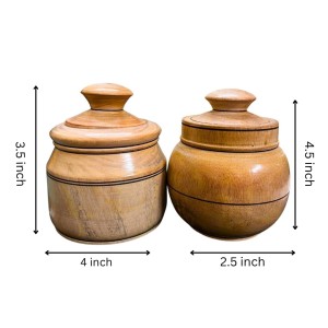 Wooden Jar and Containers Set for Kitchen Storage Spice Tea Sugar Organizer small wooden masala box Dry Fruites Jar with Lid for kitchen Home Cefe Coloures Browen. Wooden Jar and Containers Set for Kitchen Storage Spice Tea Sugar Organizer small wooden masala box Dry Fruites Jar with Lid for kitchen Home Cefe Coloures Browen.