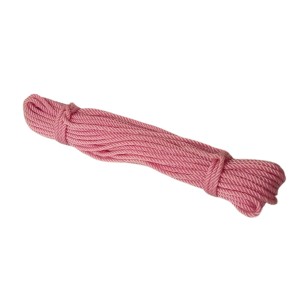 Nylon Rope Combo Pack of 6 | Durable, High-Strength Ropes for Outdoor, Camping, and Household Use | Multipurpose Ropes for Clothesline, DIY Projects, and More (Pink, Medium)