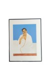 Hitech Sales Borda Wooden Laminated Photo Frame for Pooja Room, Temple, Home Decor, Gift (Free Stand, Tabletop, 8.6 x 11 inches)