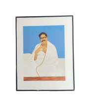 Hitech Sales Borda Wooden Laminated Photo Frame for Pooja Room, Temple, Home Decor, Gift (Free Stand, Tabletop, 8.6 x 11 inches)