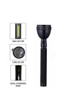 Portable and Lightweight Rechargeable 100w Laser LED Power Torch Light 27cm Platinum 25W COB, 2X 3.7V 1200mAh Li-ion Batteries, 5V Adaptor, Durable and Bright, Ideal for Indoor and Outdoor Use