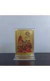 Hitech Sales Gold-Plated Prabhu Jagannath, Balaram, Shuvadra with Krishna Religious Acrylic Photo Frame Hindu God and Goddess Temple Art Decor for Home, Office, Car Dashboard and Gift Purpose