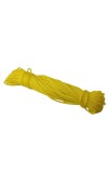 Nylon Rope Combo Pack of 6 | Durable, High-Strength Ropes for Outdoor, Camping, and Household Use | Multipurpose Ropes for Clothesline, DIY Projects, and More (Yellow, Medium)