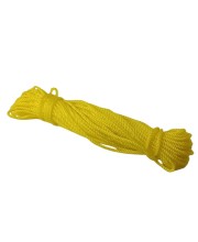 Nylon Rope Combo Pack of 6 | Durable, High-Strength Ropes for Outdoor, Camping, and Household Use | Multipurpose Ropes for Clothesline, DIY Projects, and More (Yellow, Medium)