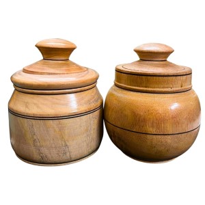 Wooden Jar and Containers Set for Kitchen Storage Spice Tea Sugar Organizer small wooden masala box Dry Fruites Jar with Lid for kitchen Home Cefe Coloures Browen. Wooden Jar and Containers Set for Kitchen Storage Spice Tea Sugar Organizer small wooden masala box Dry Fruites Jar with Lid for kitchen Home Cefe Coloures Browen.