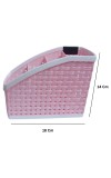 Hitech Sales Plastic Multipurpose Storage Basket Rack Desk Organizer with 4 Sections for Stationery Pen Stand | Cutlery Stand | Bathroom Stand | Set of 2