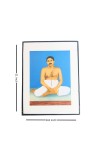 Hitech Sales Anukul Thakur Wooden Laminated Photo Frame for Pooja Room, Temple, Home Decor, Gift (Free Stand, Tabletop, 8.6 x 11 inches)